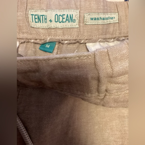 Tenth & Ocean beige linen pants - Size M - Picture 4 of 4
